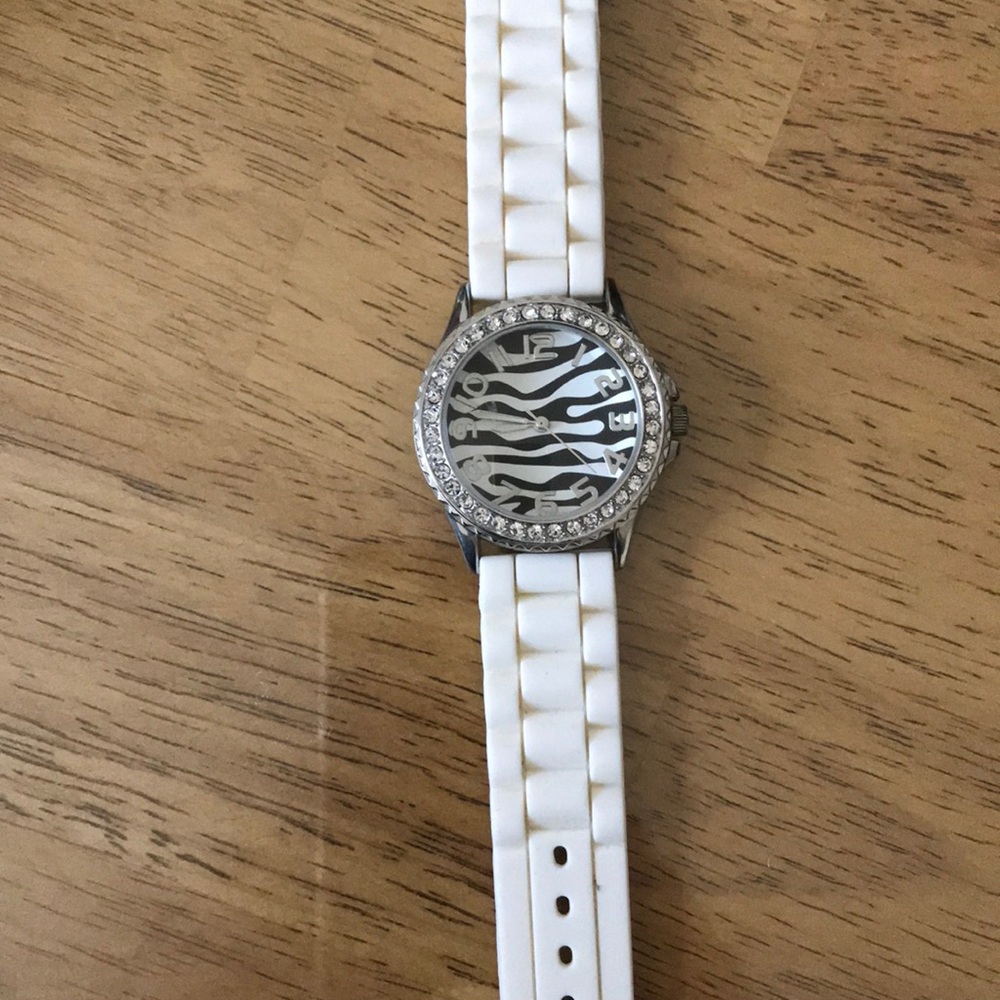 Zebra-print watch